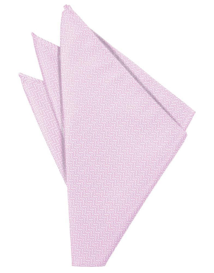Pink Herringbone Pocket Square Cardi