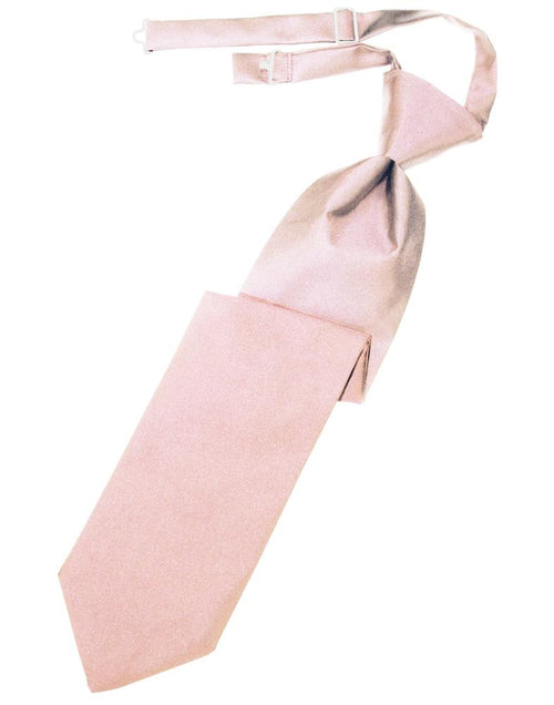Pink Luxury Satin Kids Necktie Cardi