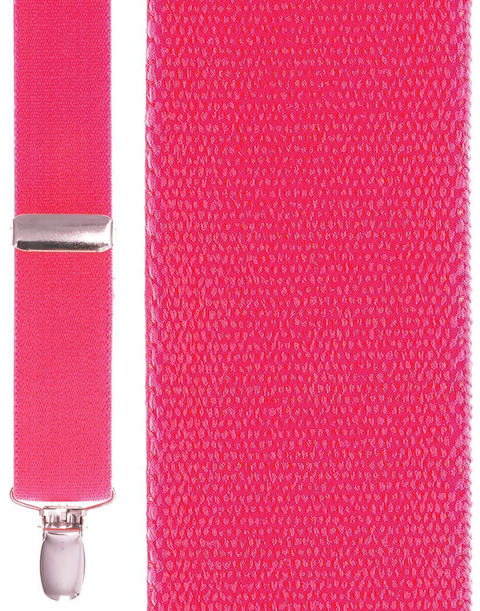 Pink Neon Suspenders by Cardi