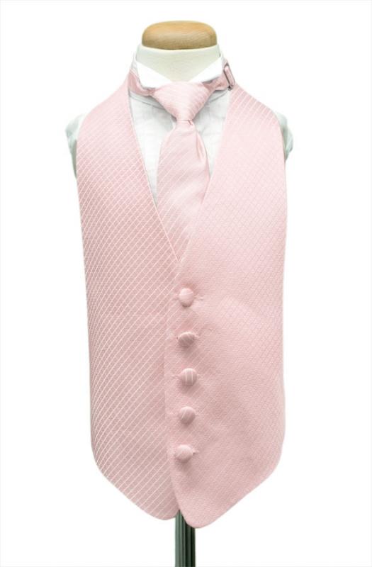 Pink Palermo Kids Tuxedo Vest by Cardi