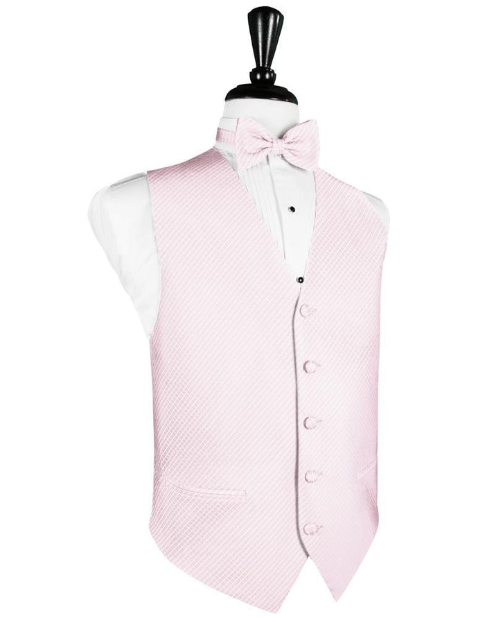 Pink Palermo Tuxedo Vest by Cardi