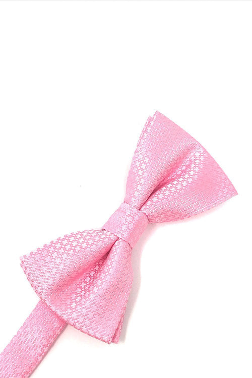 Pink Regal Kids Bow Tie Cardi