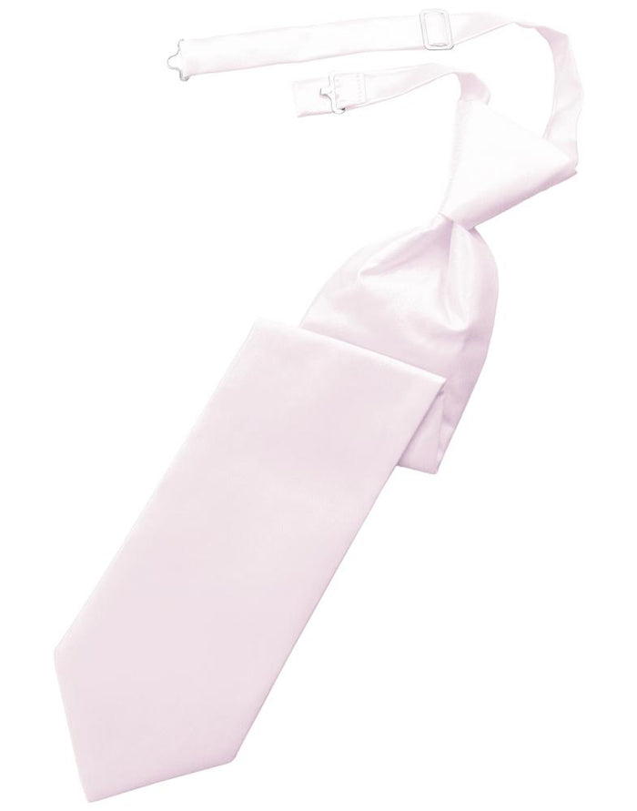Pink Solid Twill Windsor Tie by Cardi