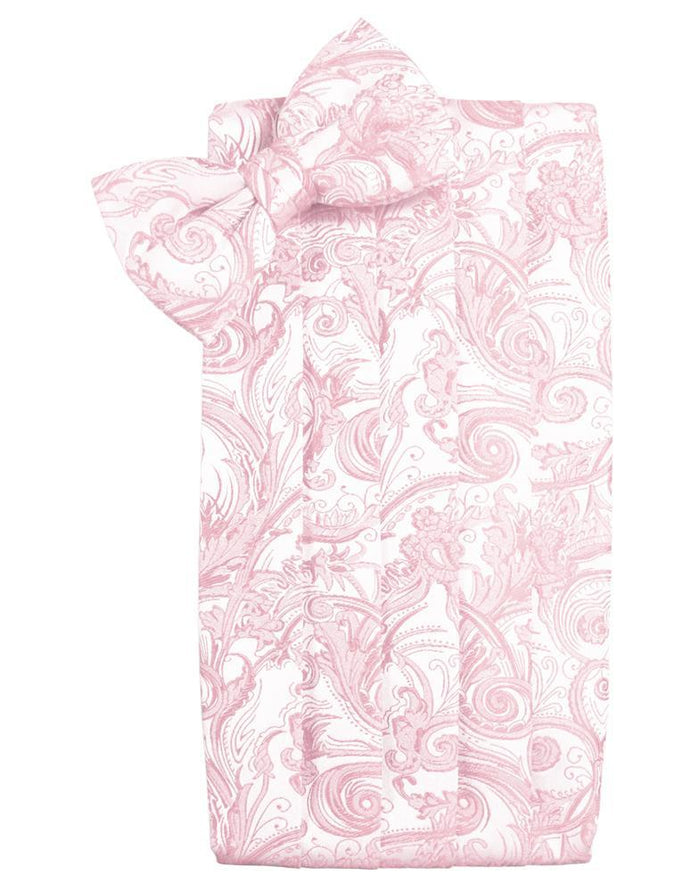 Pink Tapestry Cummerbund Cardi