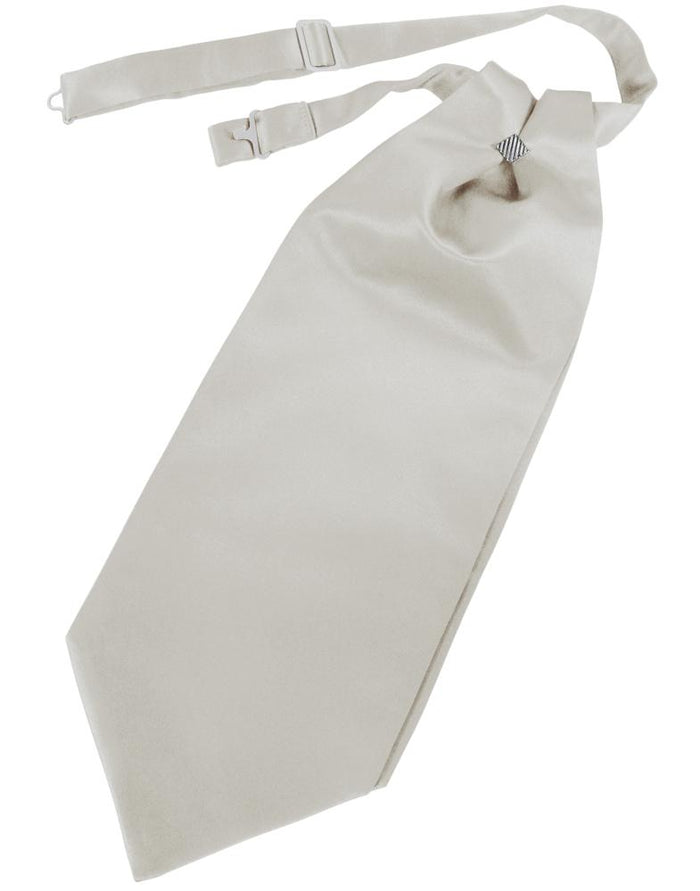 Platinum Luxury Satin Cravat by Cardi