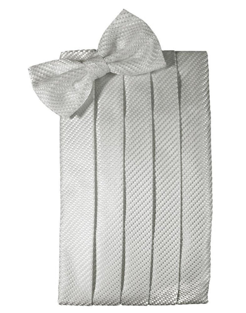 Platinum Venetian Cummerbund by Cardi