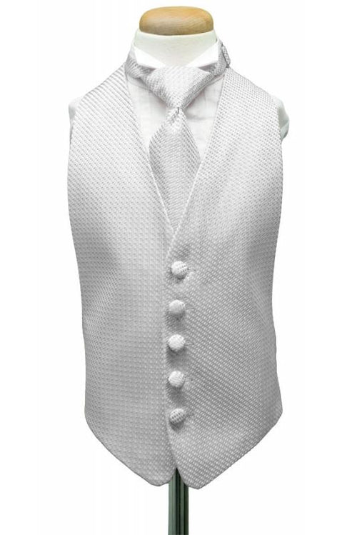 Platinum Venetian Kids Tuxedo Vest Cardi