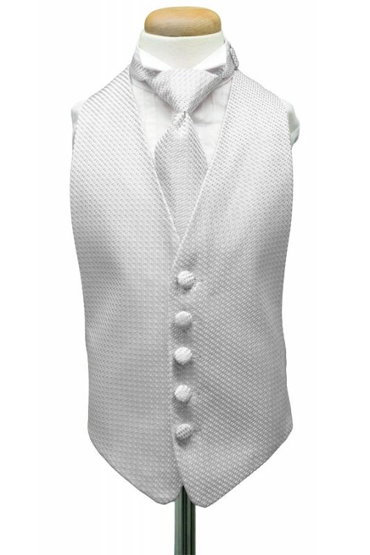 Platinum Venetian Kids Tuxedo Vest Cardi