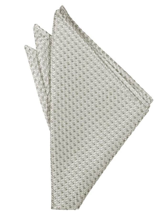 Platinum Venetian Pocket Square Cardi