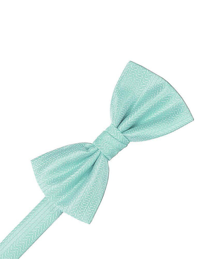 Pool Herringbone Bow Tie Cardi