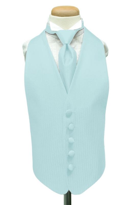 Pool Herringbone Kids Tuxedo Vest Cardi