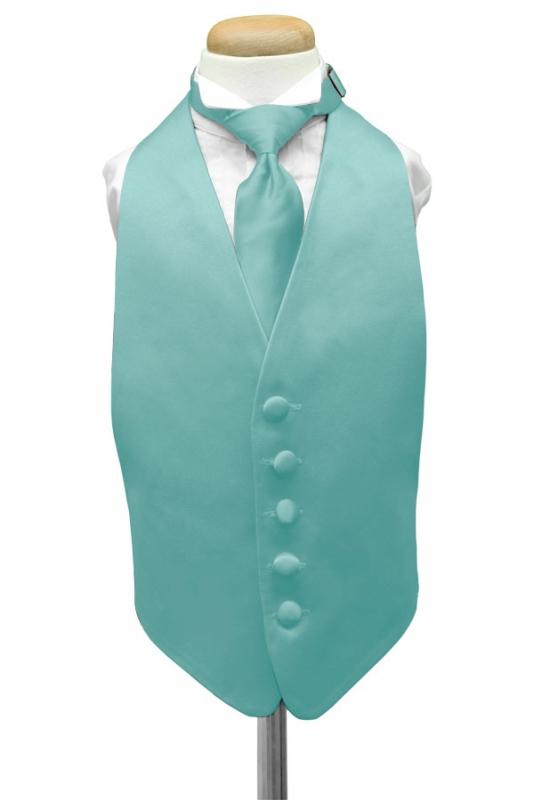 Pool Luxury Satin Kids Tuxedo Vest Cardi