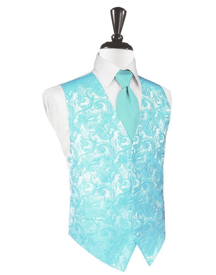 Pool Tapestry Tuxedo Vest by Cardi