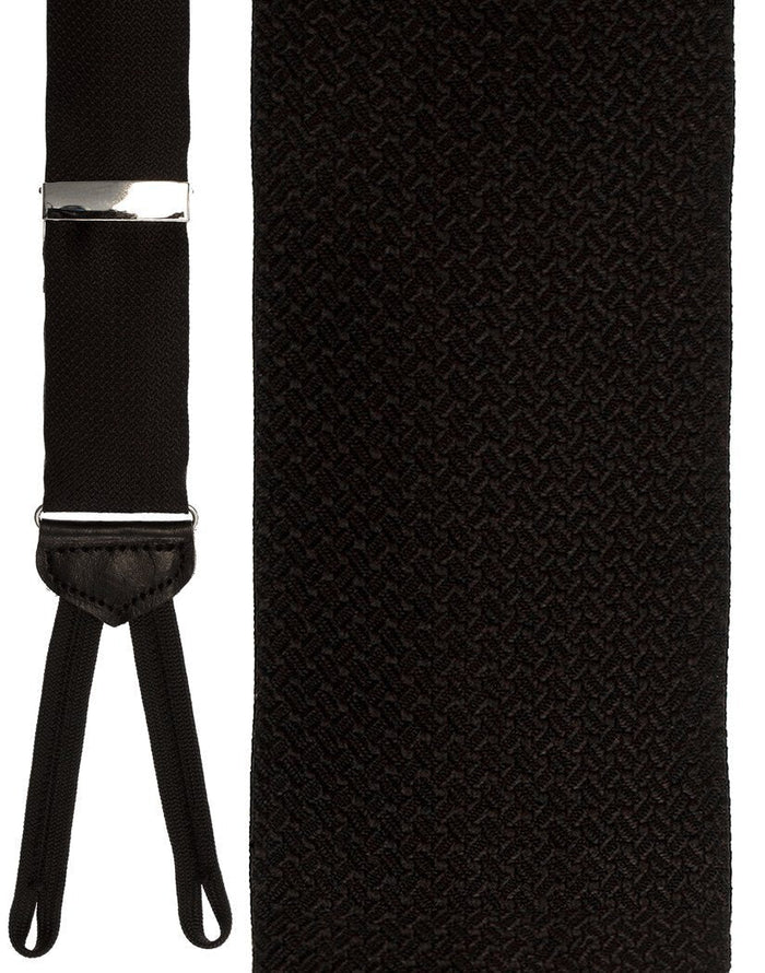 Potenza Black Suspenders Cardi