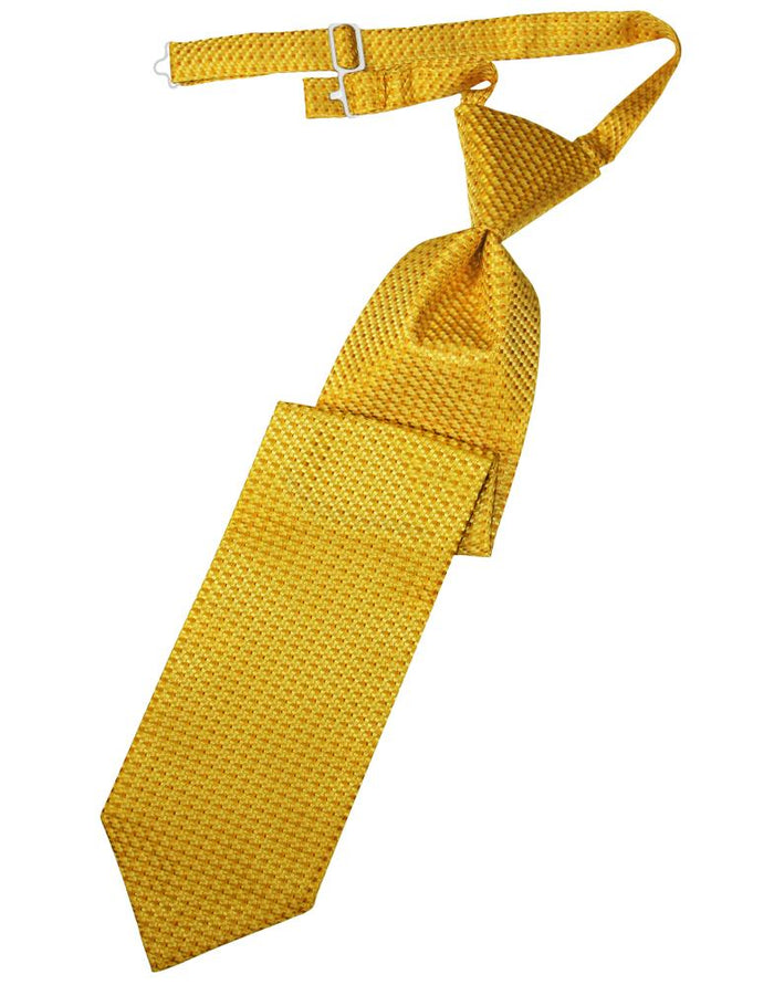 Cardi Pre-Tied Gold Venetian Necktie