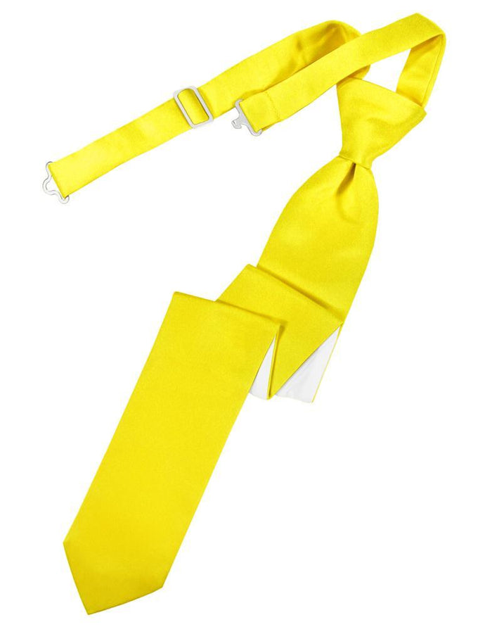 Cardi Pre-Tied Sunbeam Luxury Satin Skinny Necktie
