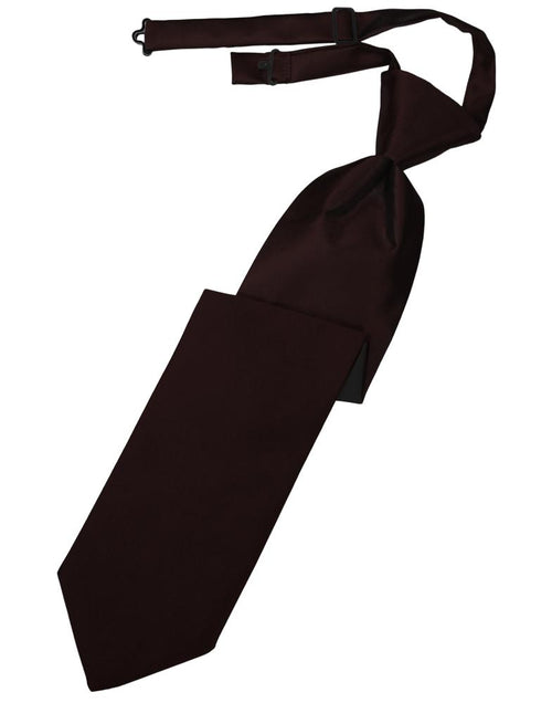 Cardi Pre-Tied Truffle Luxury Satin Necktie