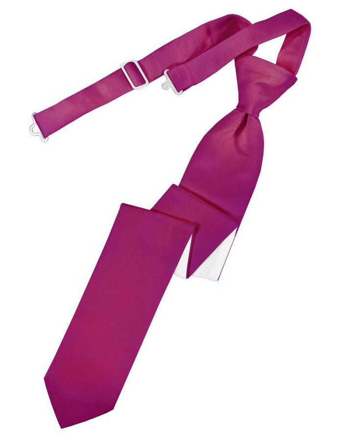 Cardi Pre-Tied Watermelon Luxury Satin Skinny Necktie