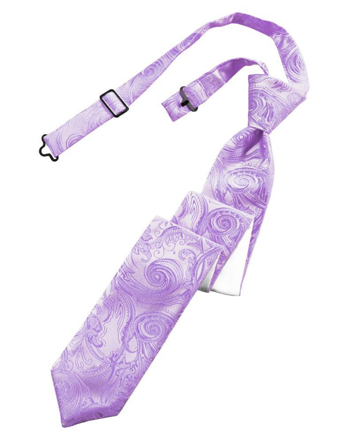 Cardi Pre-Tied Wisteria Tapestry Skinny Necktie