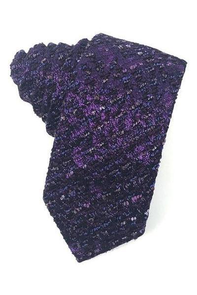 Purple Laurent Necktie Cardi