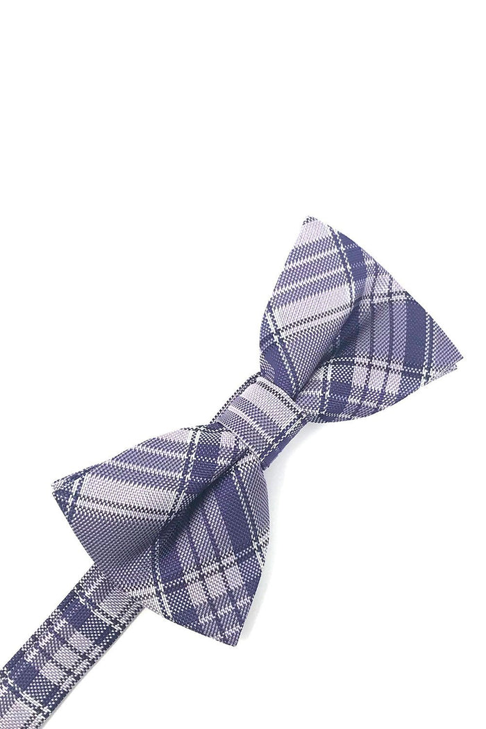 Purple Madison Plaid Bow Tie by Cardi