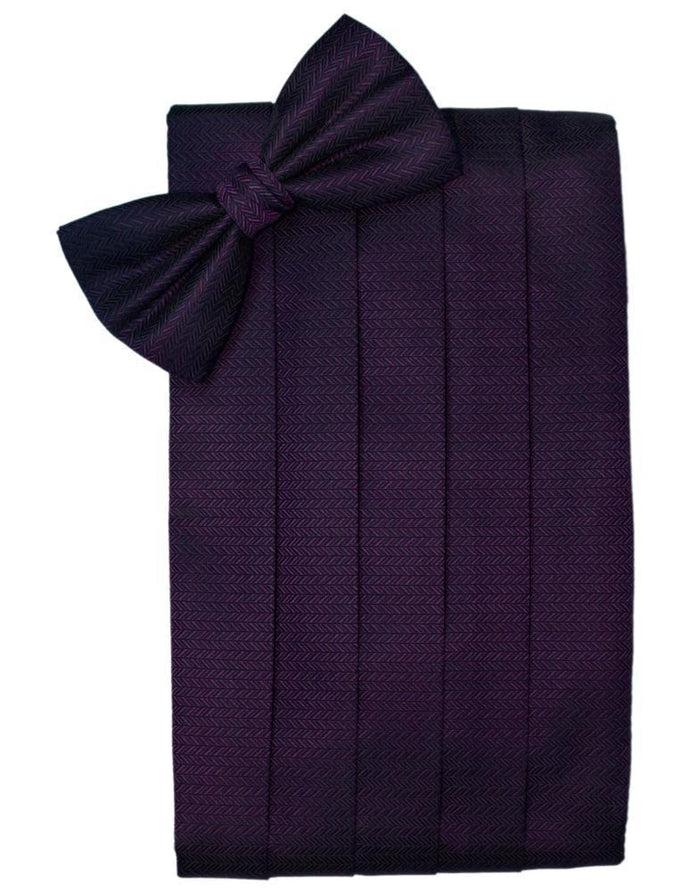 Raisin Herringbone Kids Cummerbund by Cardi
