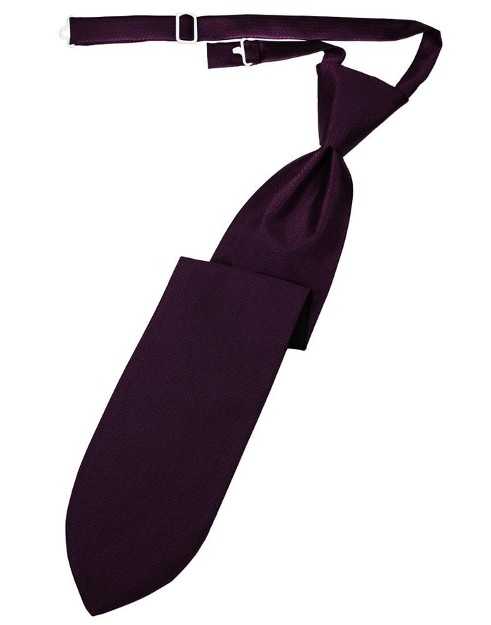 Raisin Herringbone Kids Necktie by Cardi