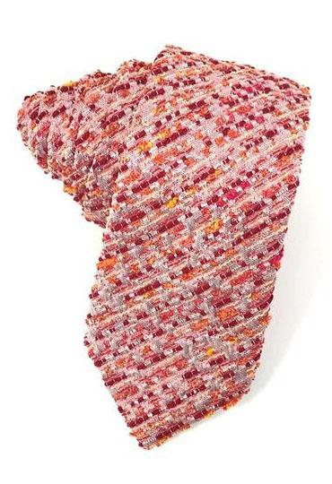 Red Laurent Necktie Cardi