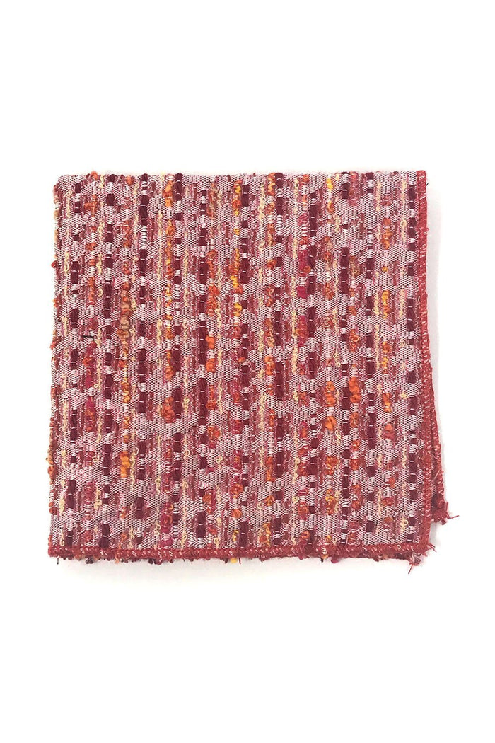 Red Laurent Pocket Square by Cardi