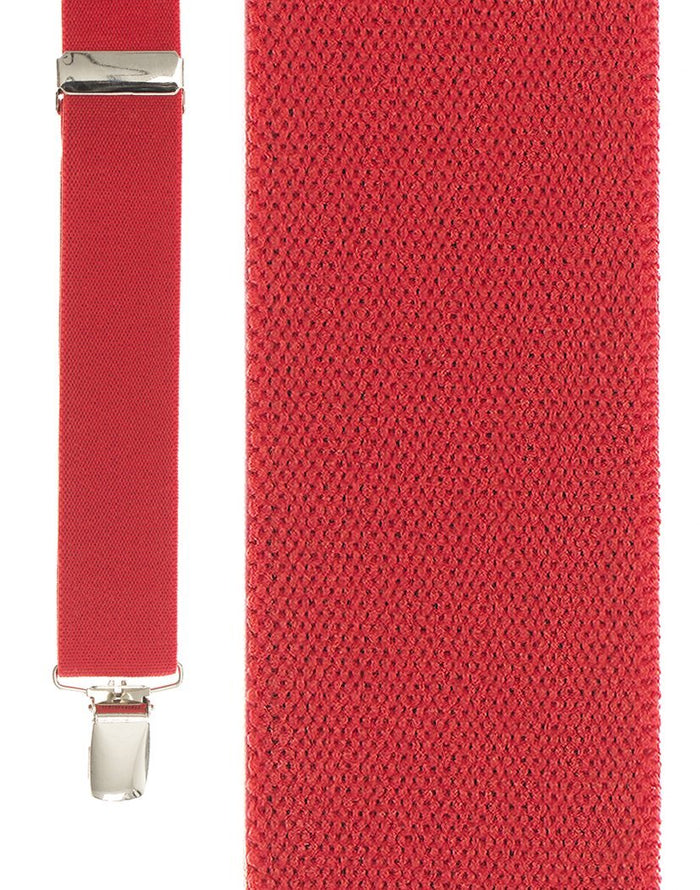 Red Newport Suspenders Cardi