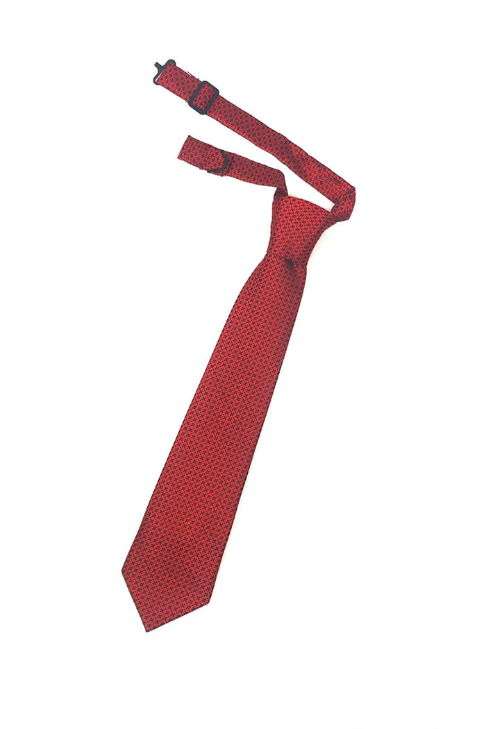 Red Regal Kids Necktie by Cardi