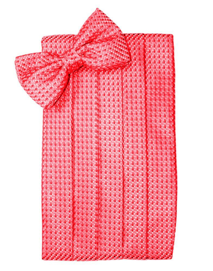 Red Venetian Cummerbund Cardi