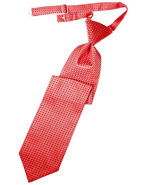 Red Venetian Kids Necktie Cardi