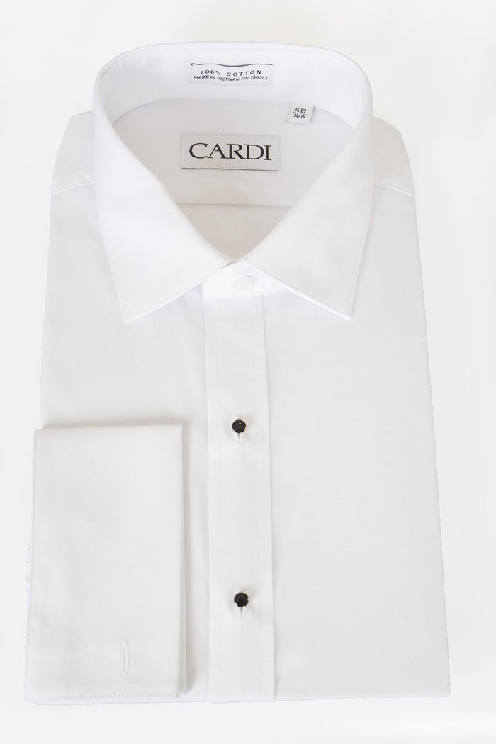 Richard White Spread Collar Shirt by Cardi