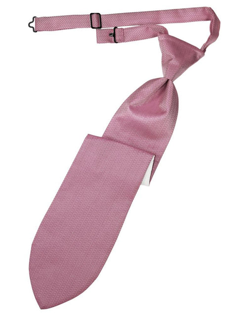 Rose Herringbone Kids Necktie by Cardi