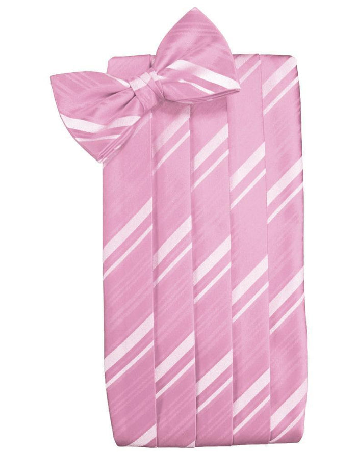 Rose Petal Kids Striped Satin Cummerbund Cardi