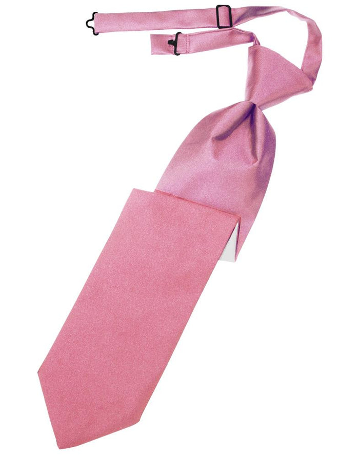 Rose Petal Luxury Satin Kids Necktie by Cardi