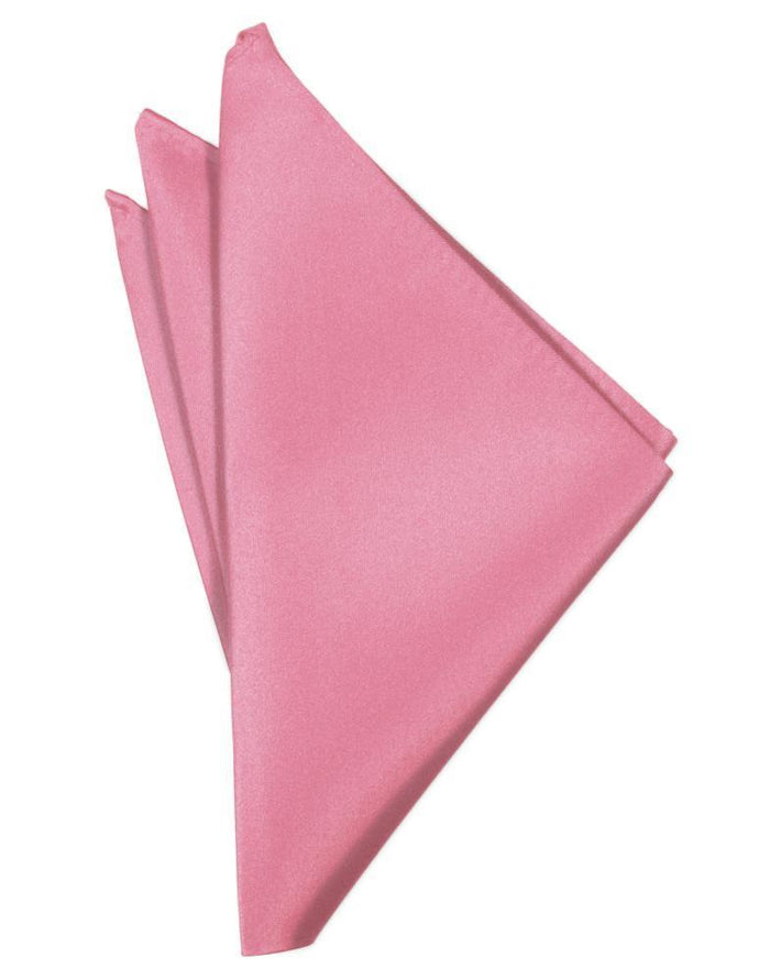 Rose Petal Luxury Satin Pocket Square Cardi