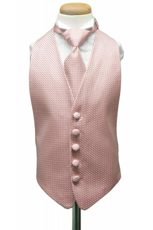 Rose Venetian Kids Tuxedo Vest by Cardi