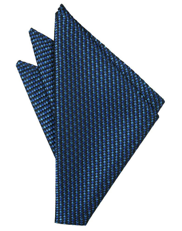 Royal Blue Venetian Pocket Square by Cardi