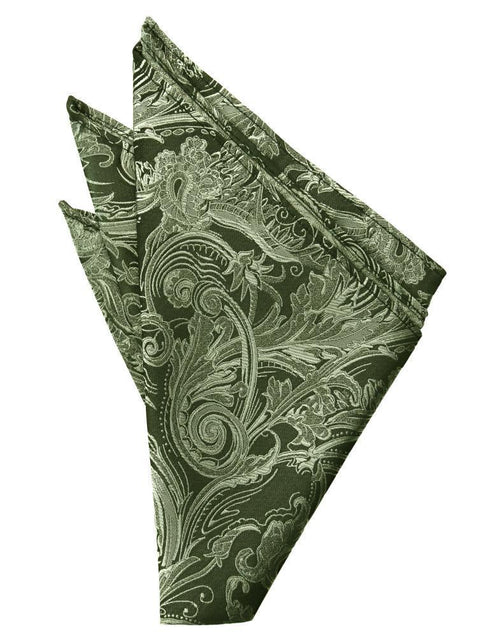 Sage Tapestry Pocket Square by Cardi