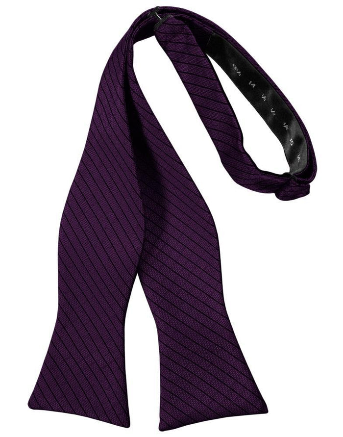 Cardi Self Tie Raisin Palermo Bow Tie