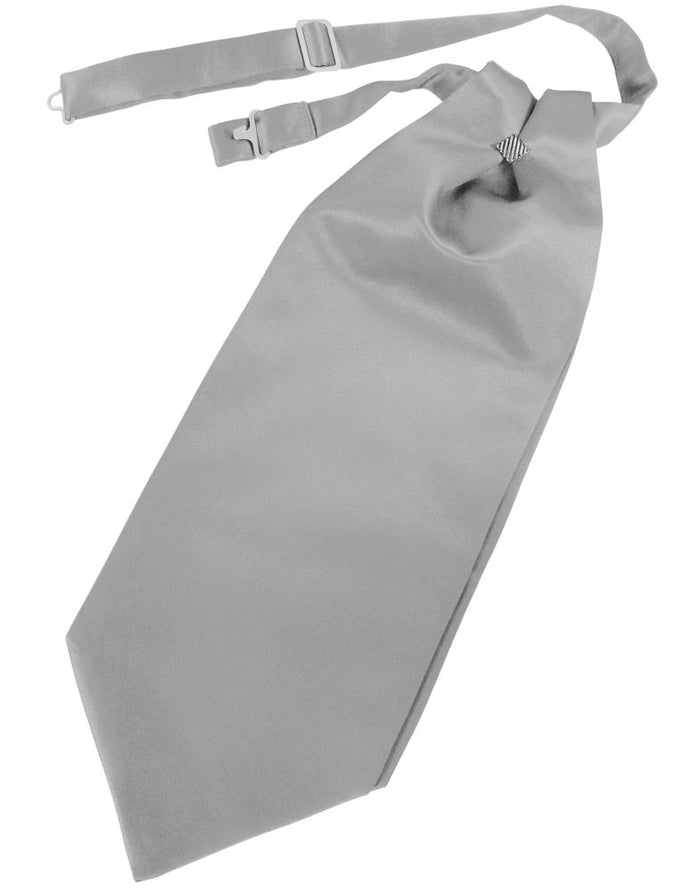 Silver Luxury Satin Cravat Cardi