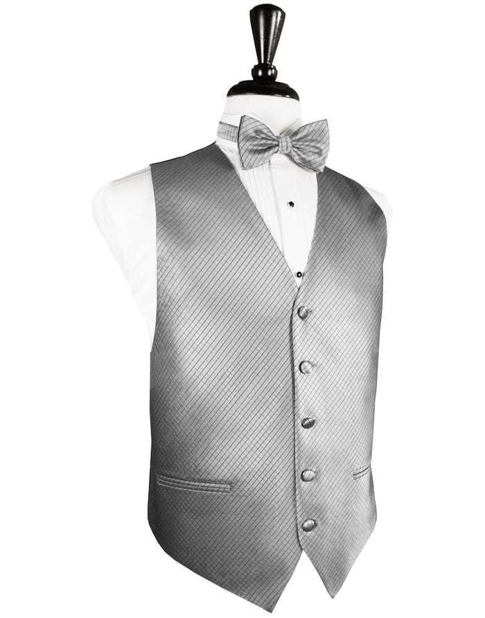 Silver Palermo Tuxedo Vest by Cardi
