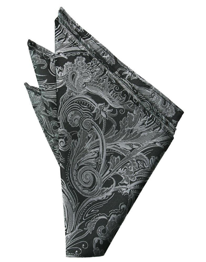 Silver Tapestry Pocket Square Cardi
