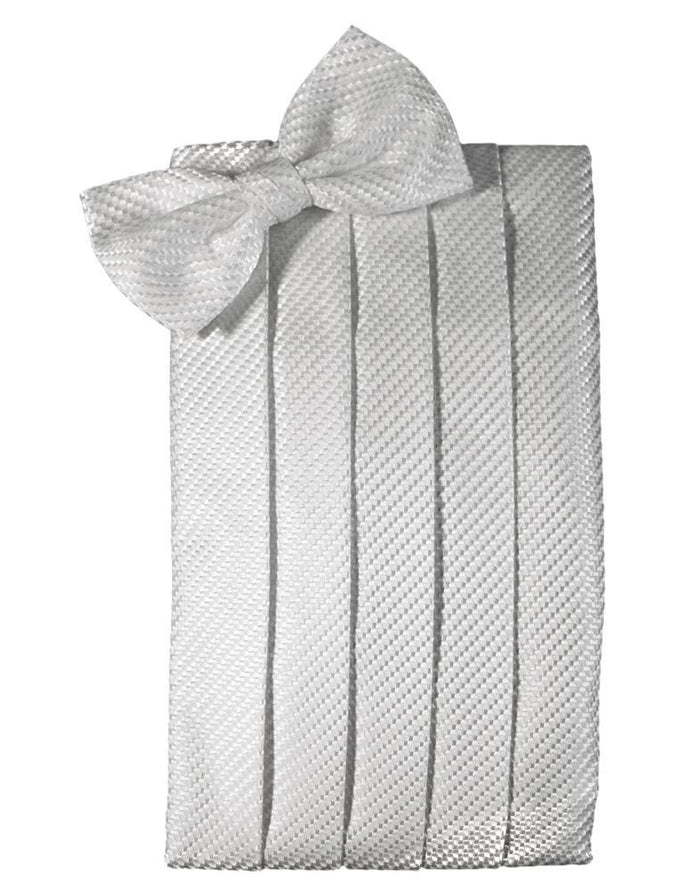 Silver Venetian Cummerbund by Cardi