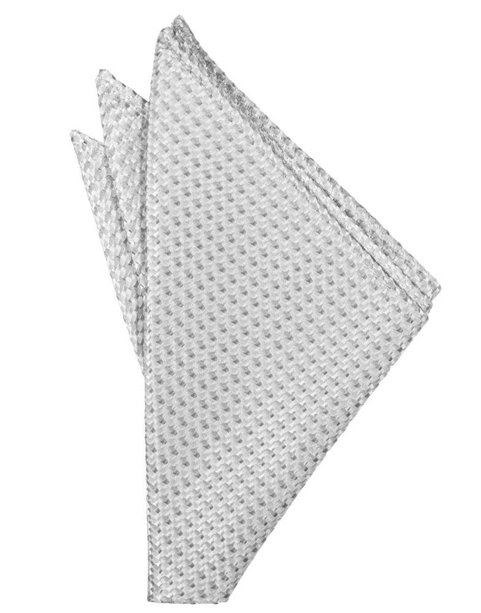 Silver Venetian Pocket Square Cardi