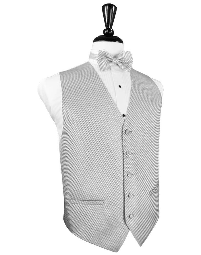 Silver Venetian Tuxedo Vest by Cardi