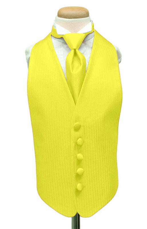 Sunbeam Herringbone Kids Tuxedo Vest by Cardi