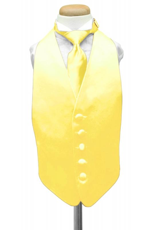 Sunbeam Luxury Satin Kids Tuxedo Vest by Cardi